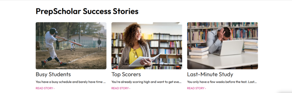 PrepScholar-student-success-stories
